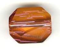 1 12mm Crystal Copper Swarovski Graphic Bead